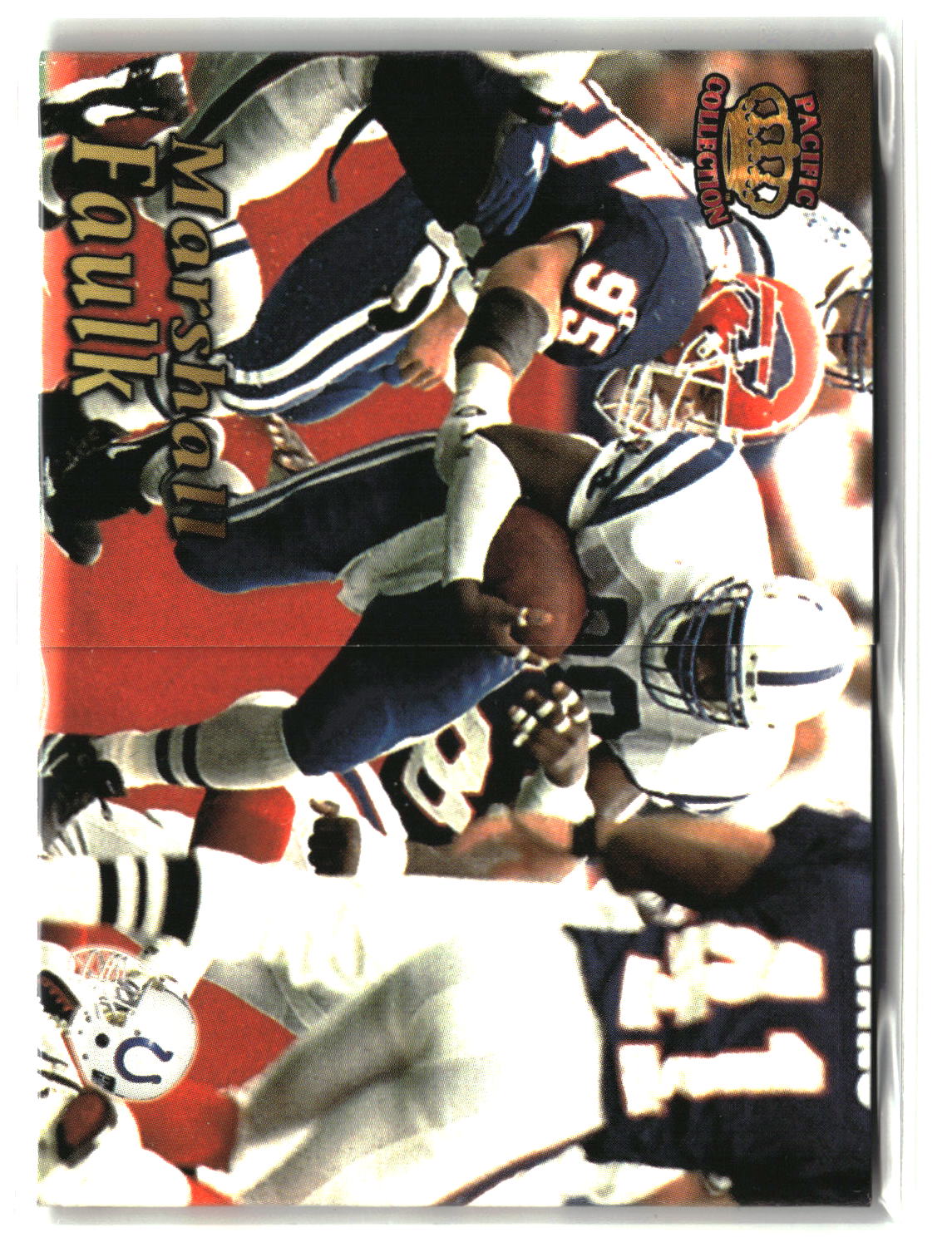 Marshall Faulk 1995 Pacific Triple Folders #43