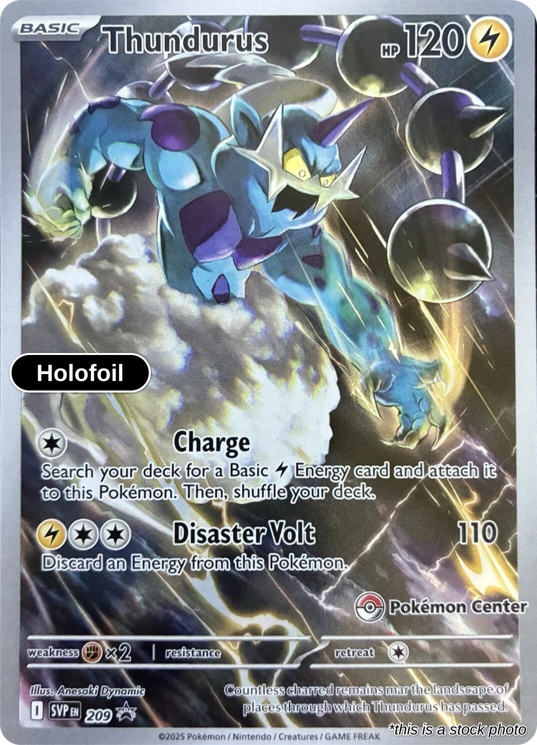 Thundurus - 209 (Pokemon Center Exclusive)