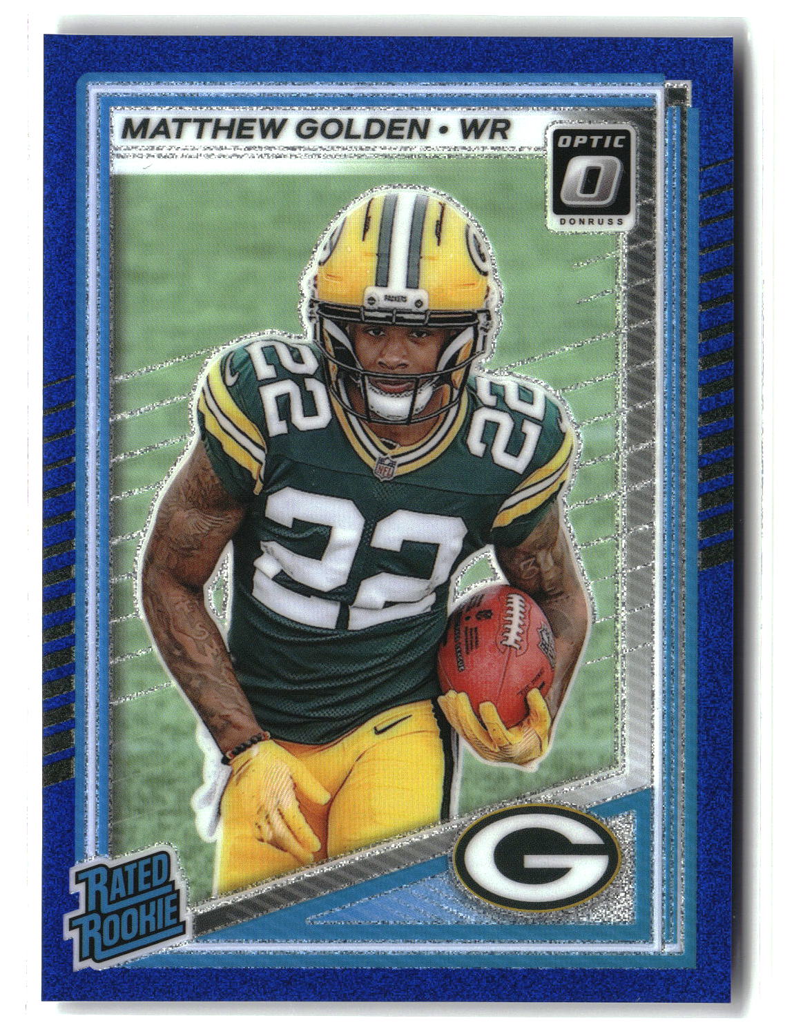 Matthew Golden 2025 Donruss Optic Blue Glitter #205