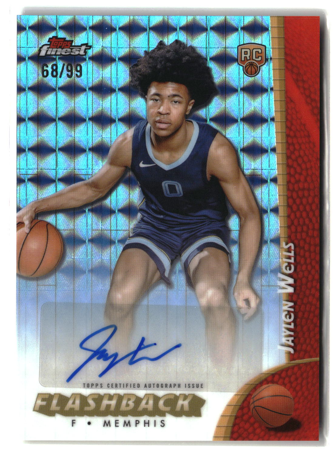 Jaylen Wells 2024-25 Finest Flashback Autographs /99 #FBA-JW