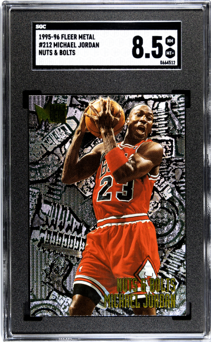 Michael Jordan 1995-96 Metal #212 SGC 8.5