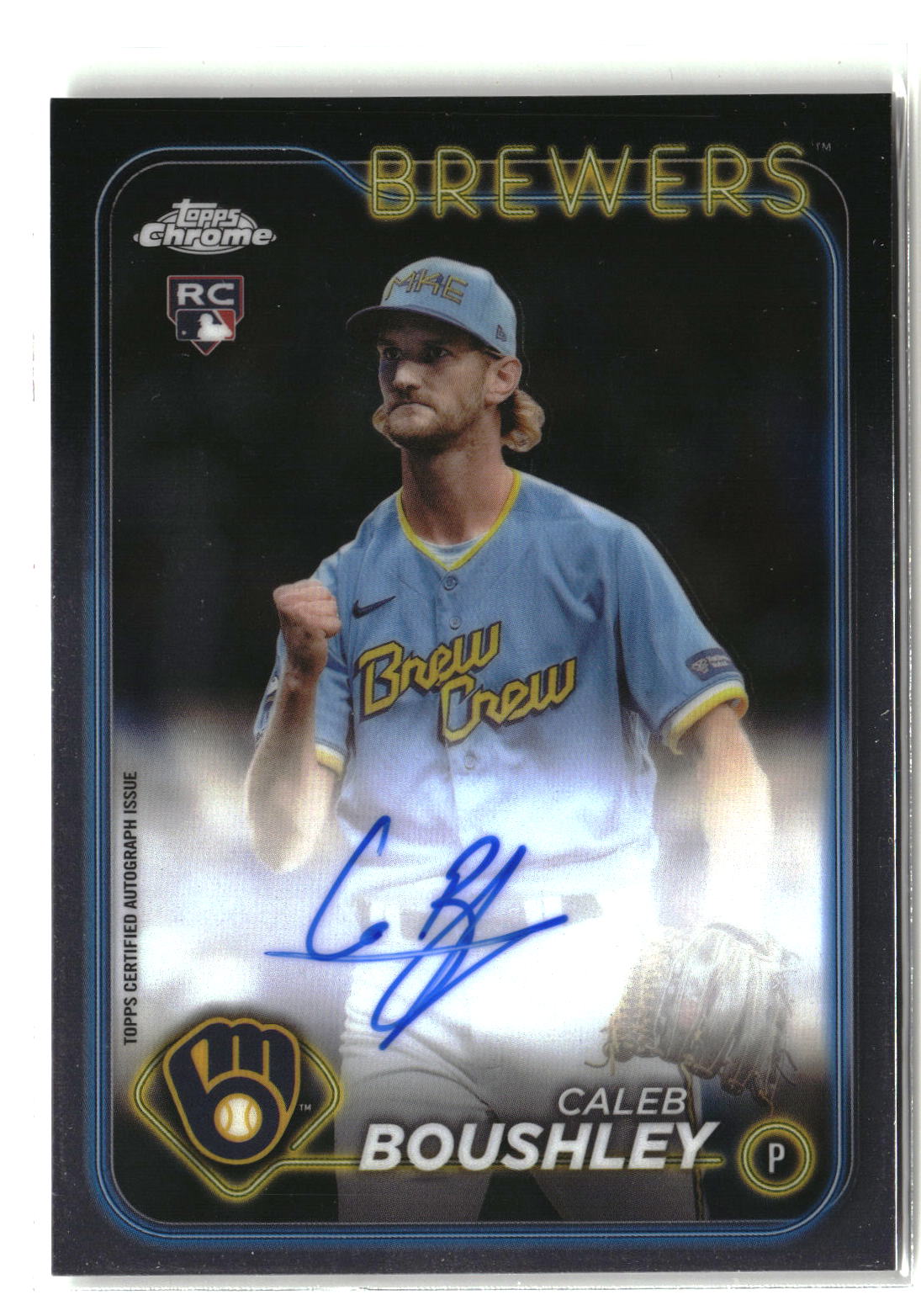 Caleb Boushley 2024 Topps Chrome Rookie Autographs #RA-CB