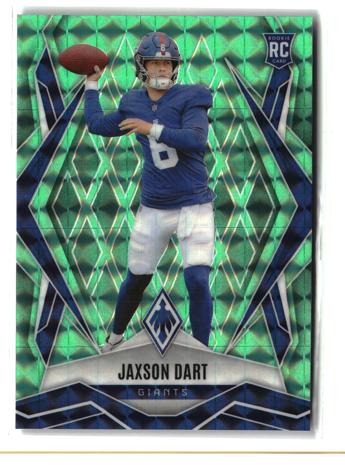 Jaxson Dart 2025 Panini Phoenix Teal Pyramids Prizm #200 #/225