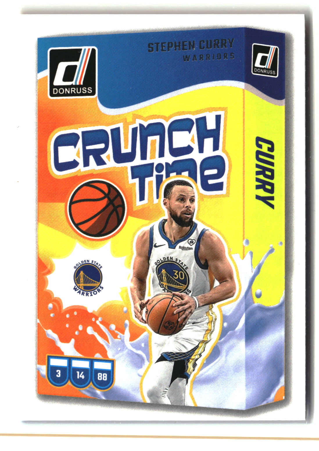 Stephen Curry 2024-25 Donruss Crunch Time #5