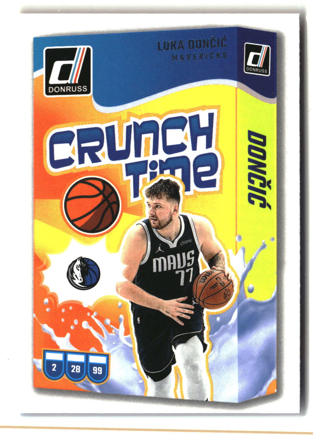 Luka Doncic 2024-25 Donruss Crunch Time #8