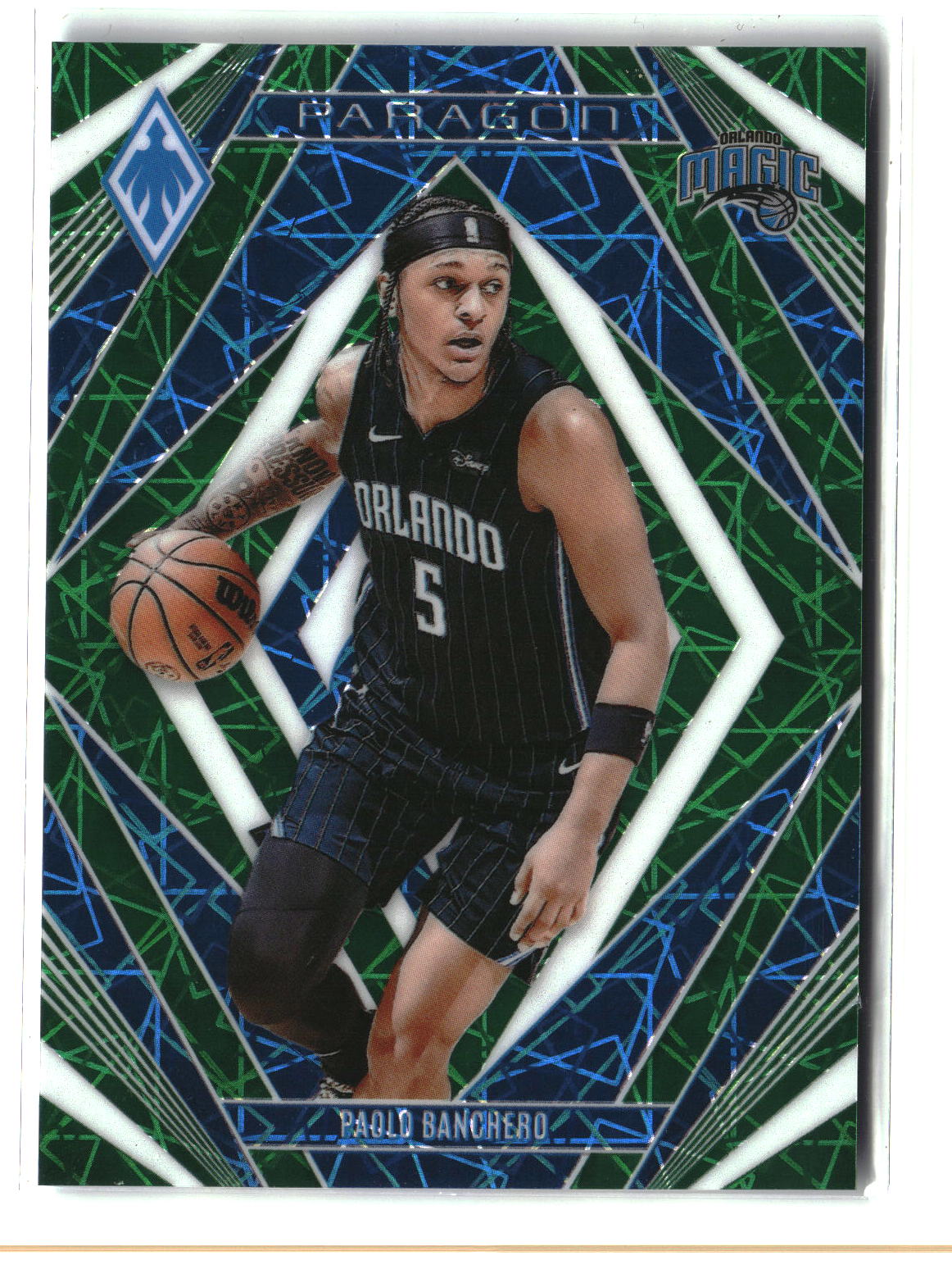 Paolo Banchero 2023-24 Panini Phoenix Paragon Phoenix Green Lazer #23 #/175