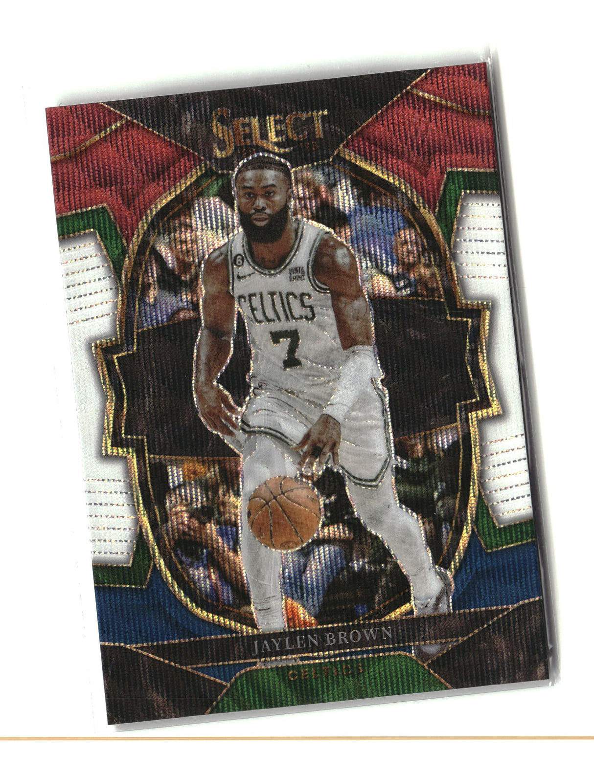 Jaylen Brown 2022-23 Panini Select Tri-Color Prizms #32