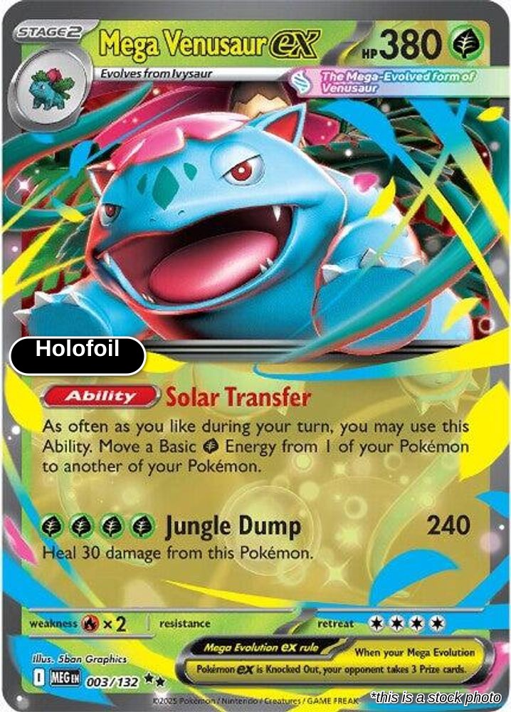 Mega Venusaur ex - 003/132