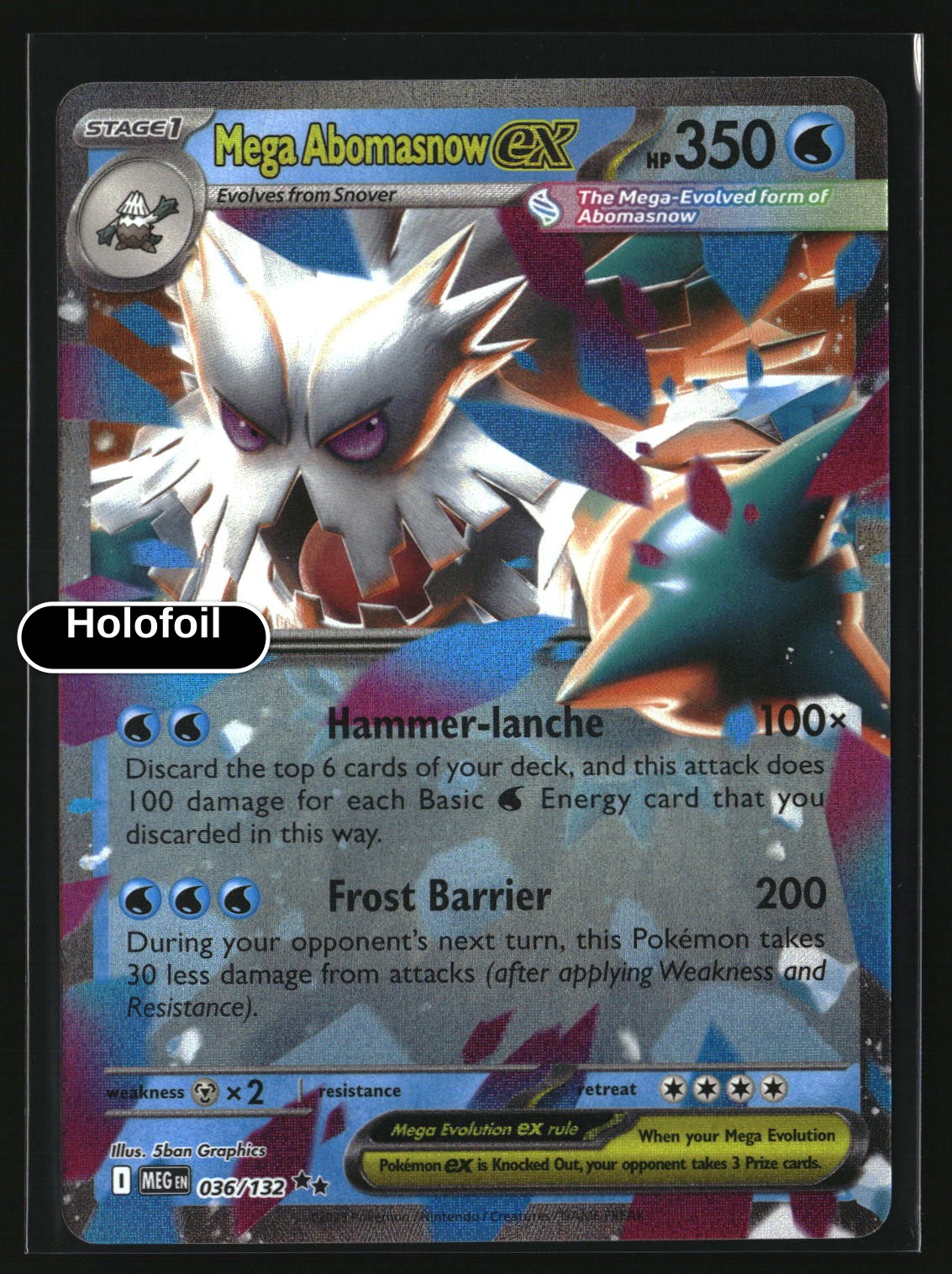 Mega Abomasnow ex - 036/132
