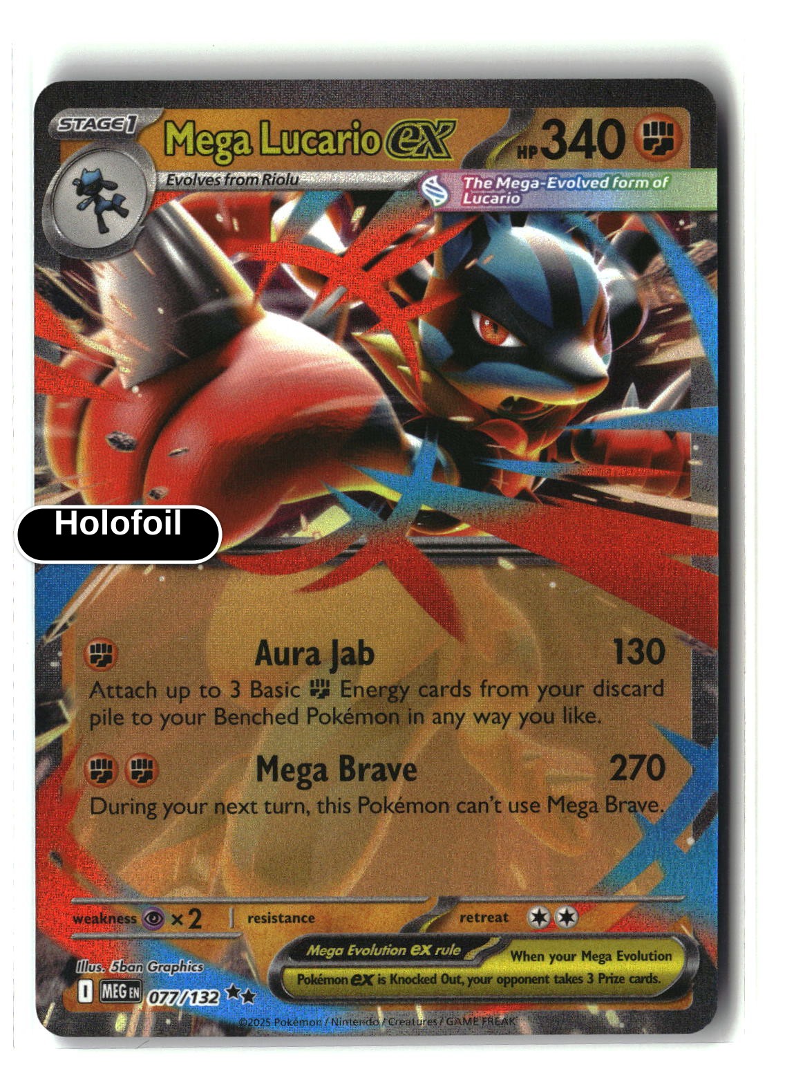 Mega Lucario ex - 077/132