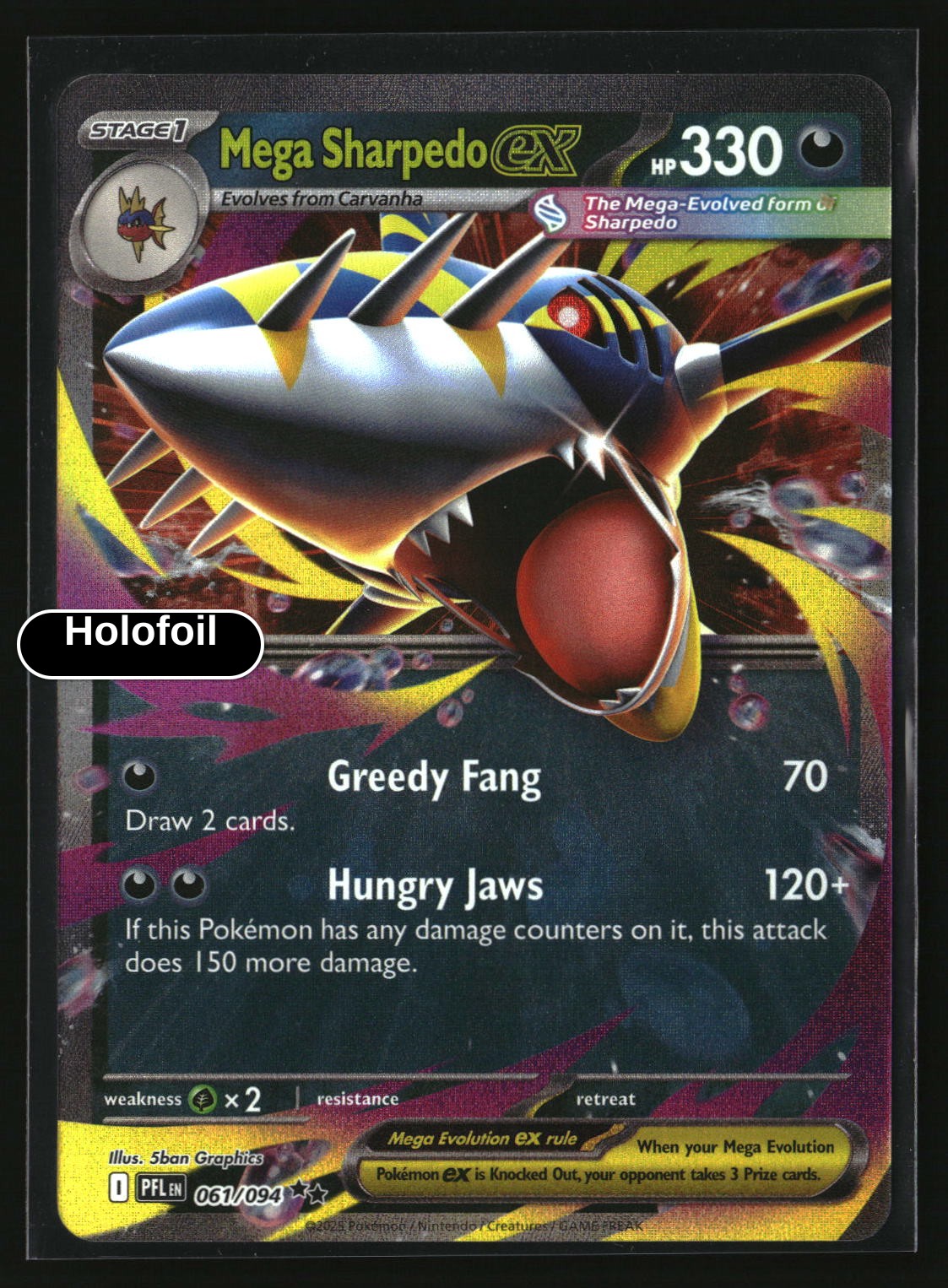 Mega Sharpedo ex - 061/094