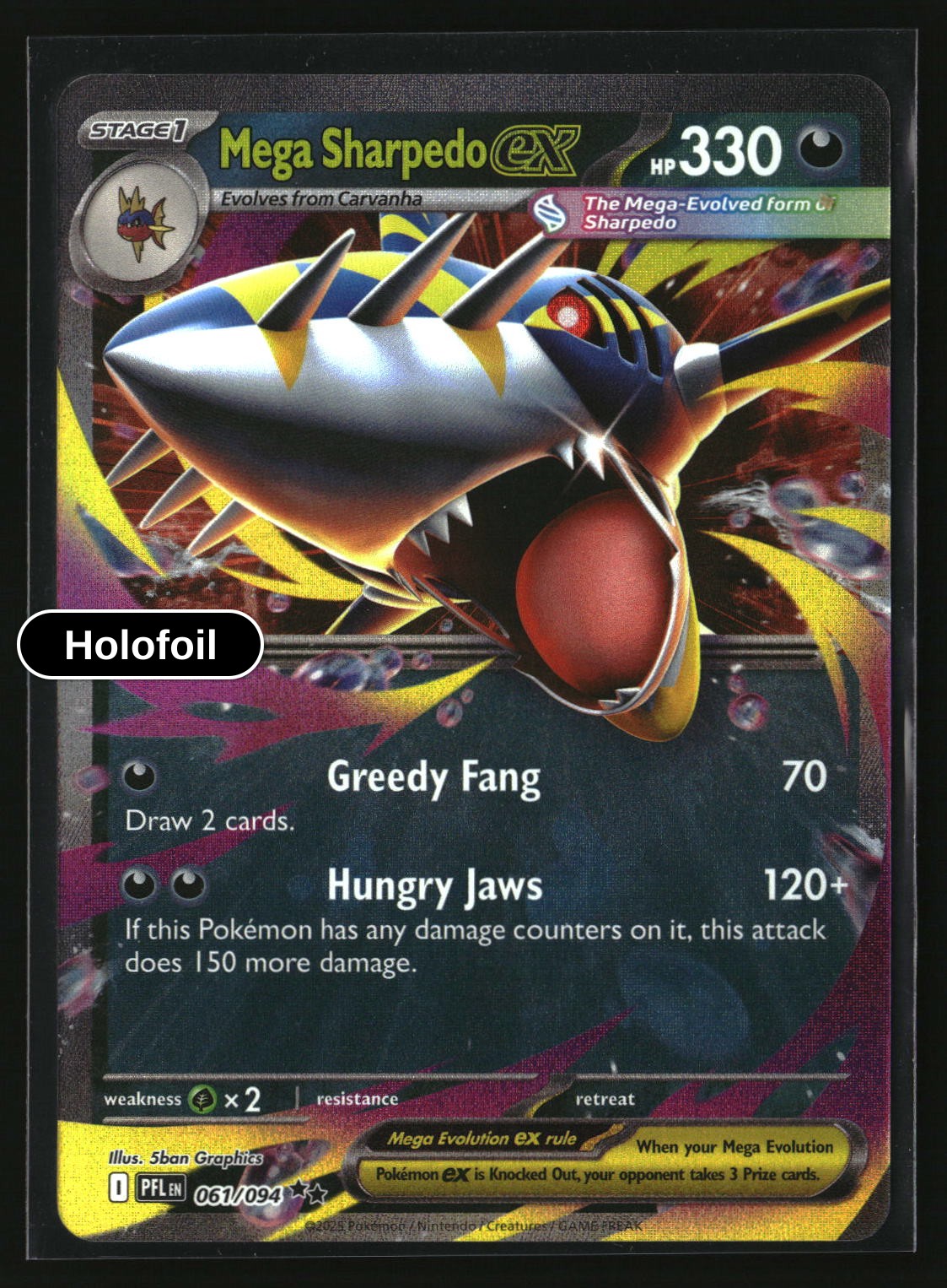 Mega Sharpedo ex - 061/094