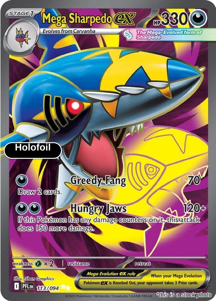 Mega Sharpedo ex - 113/094