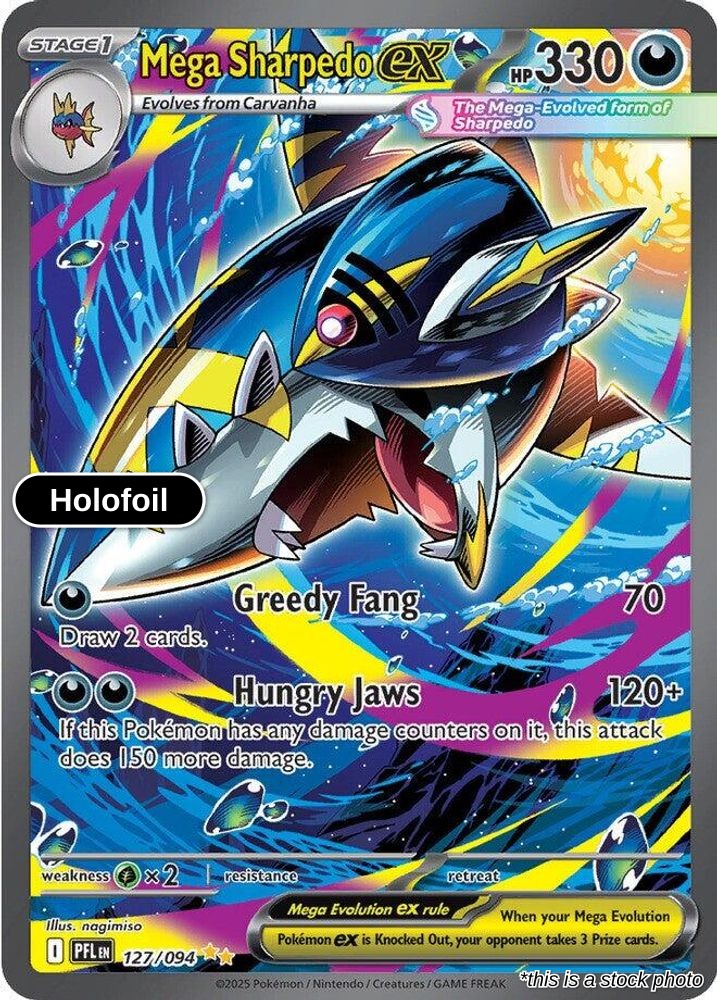Mega Sharpedo ex - 127/094