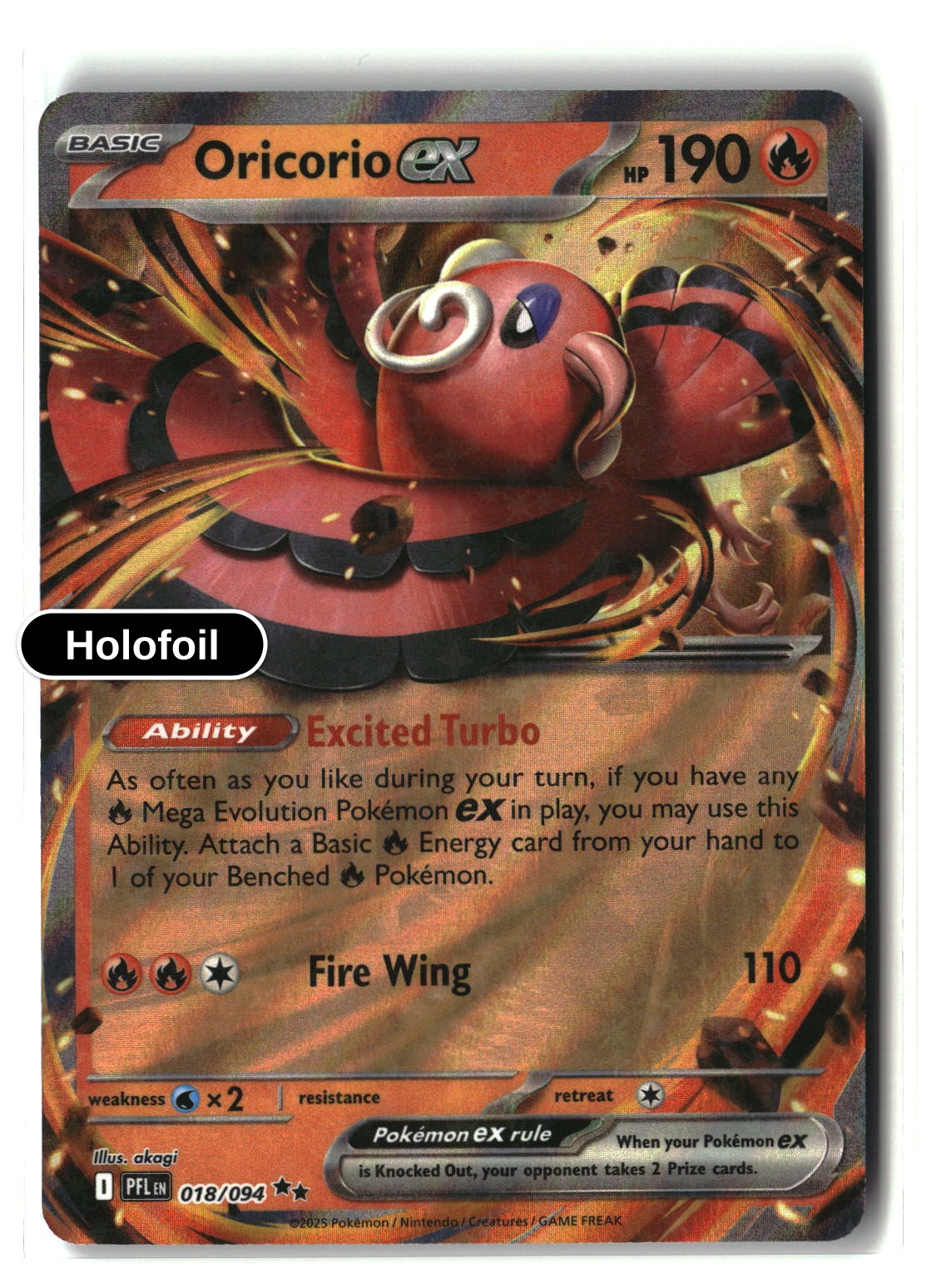 Oricorio ex - 018/094