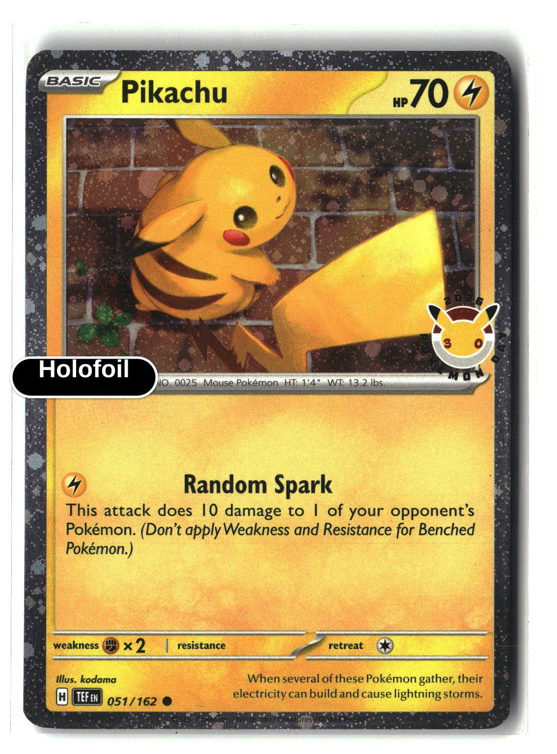 Pikachu (Pokemon Day 2026)