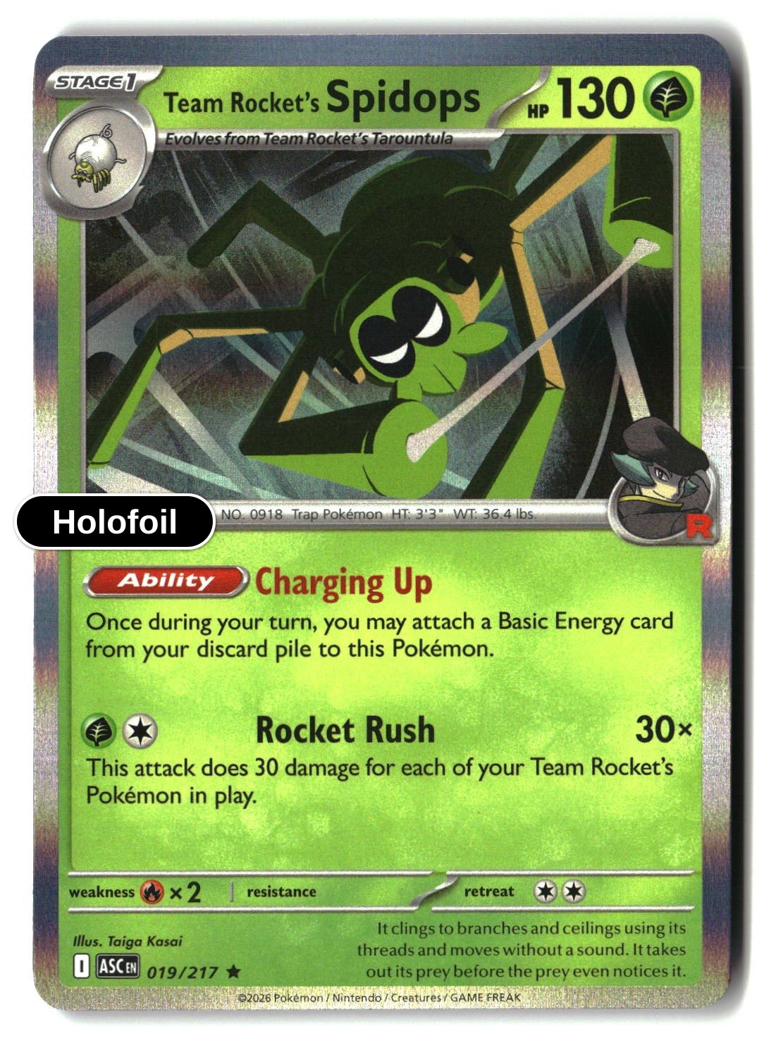 Team Rocket's Spidops
