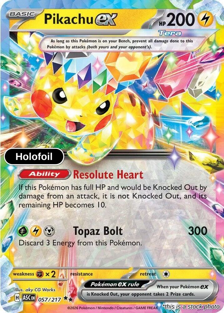 Pikachu ex - 057/217