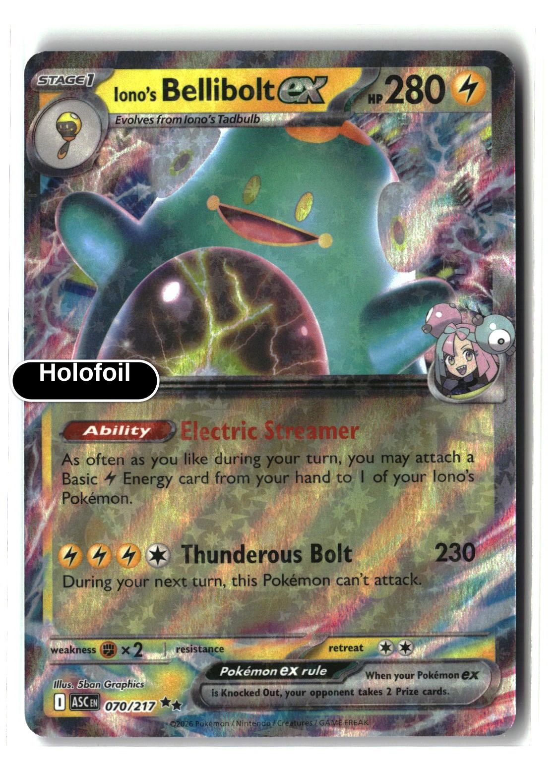 Iono's Bellibolt ex - 070/217