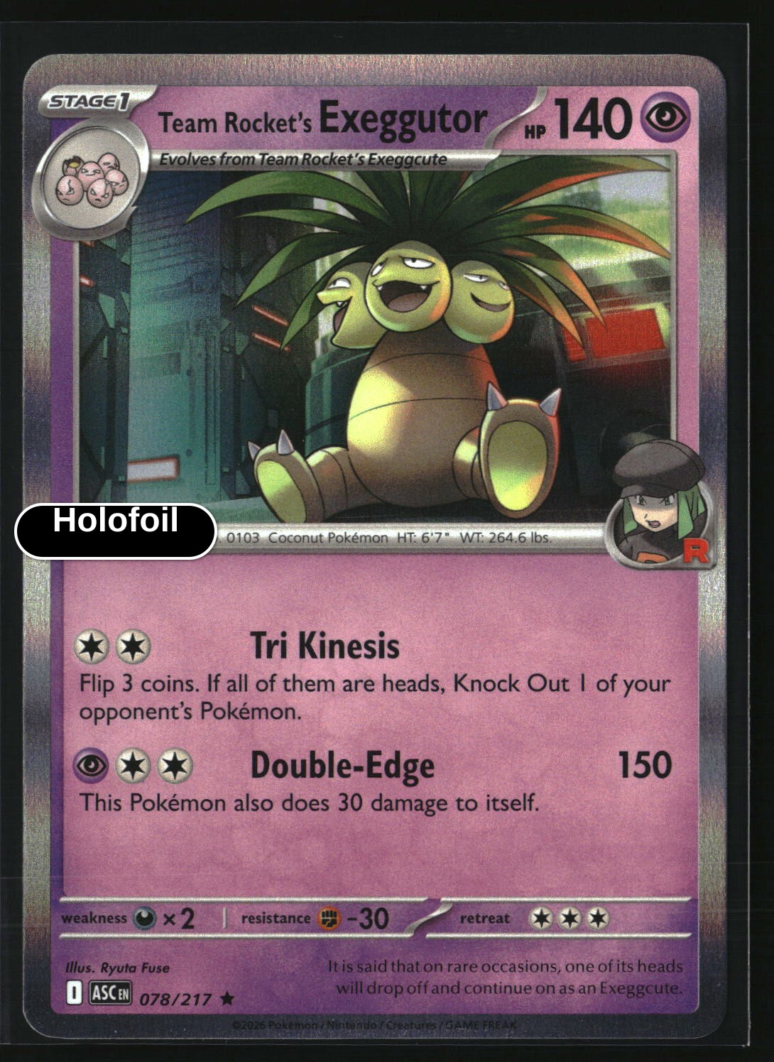 Team Rocket's Exeggutor