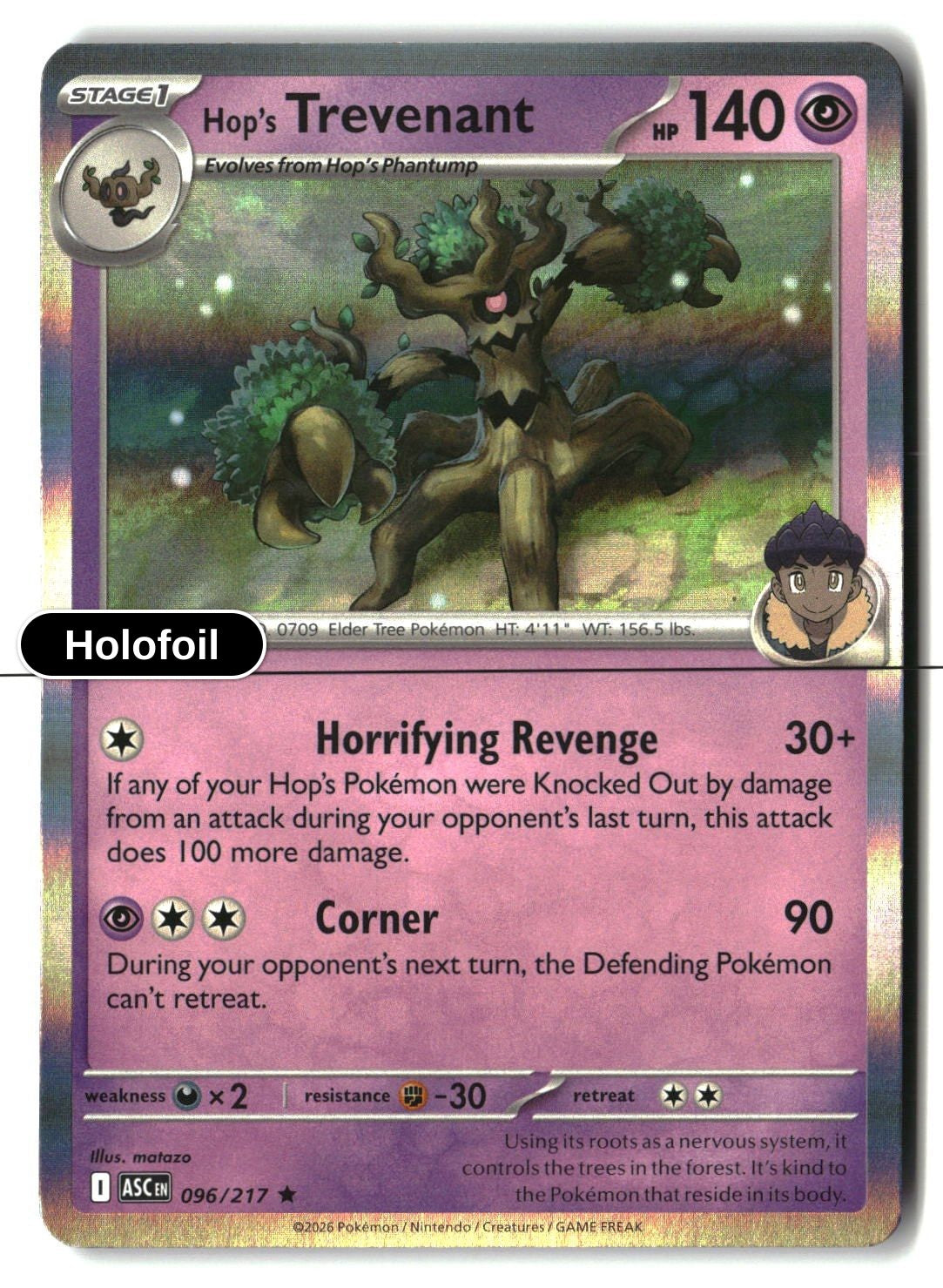 Hop's Trevenant - 096/217