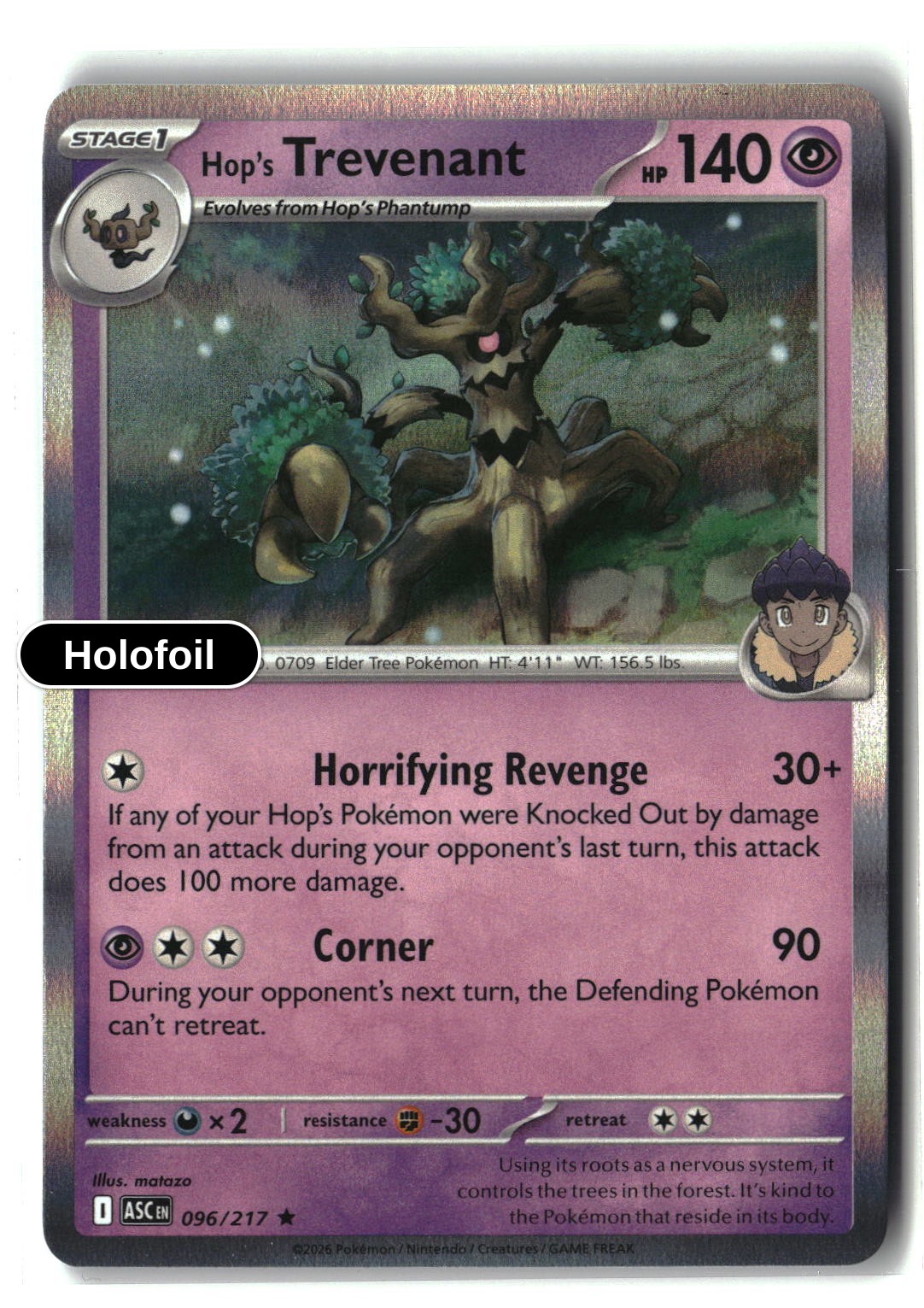 Hop's Trevenant - 096/217