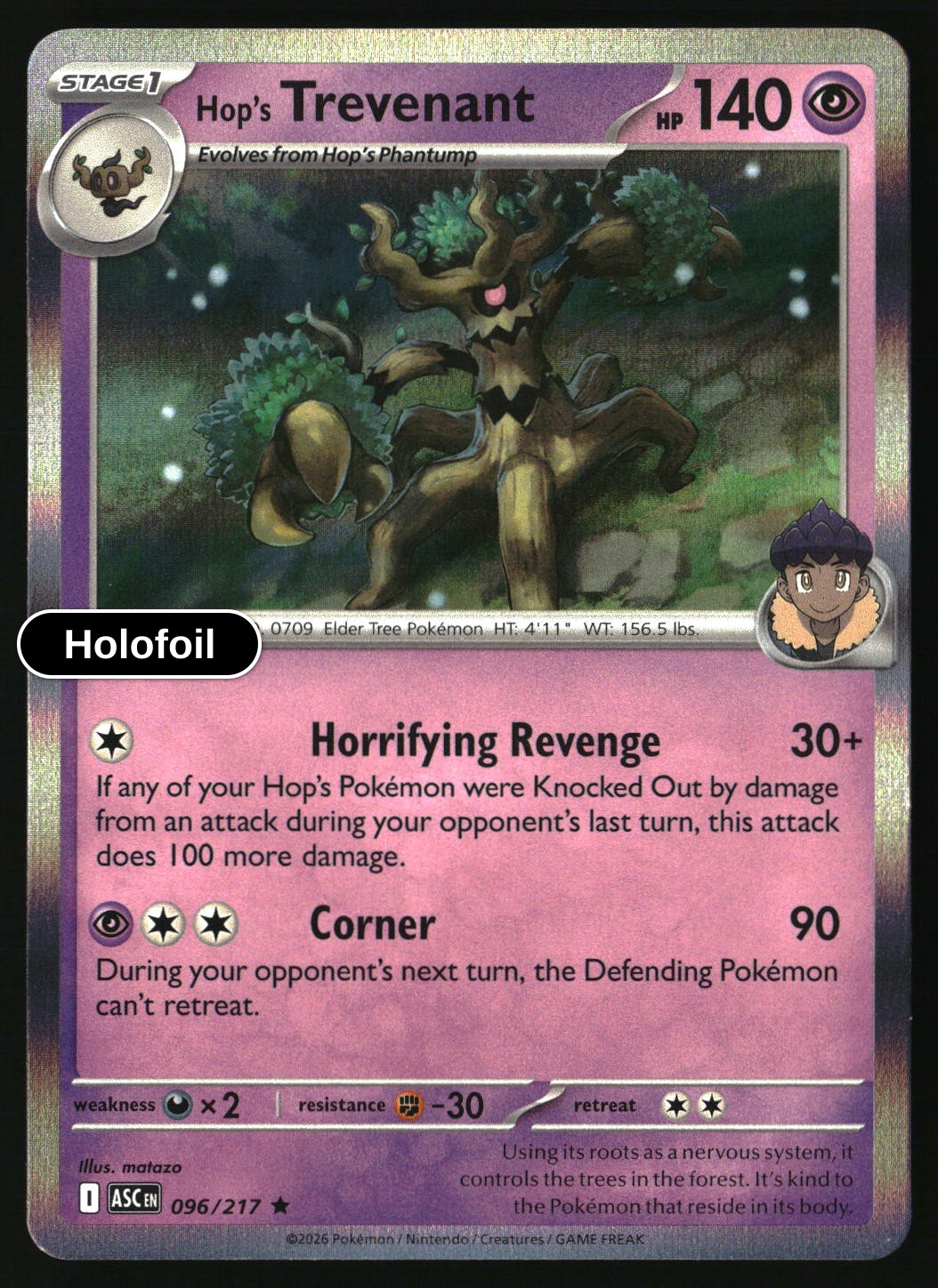 Hop's Trevenant - 096/217