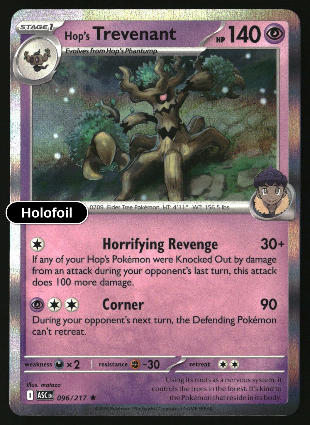 Hop's Trevenant - 096/217