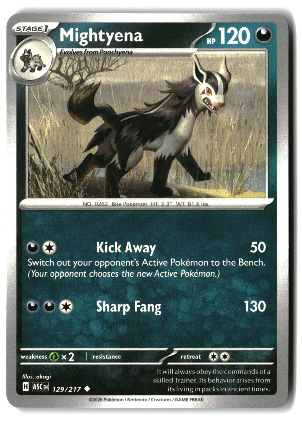 Mightyena - 129/217