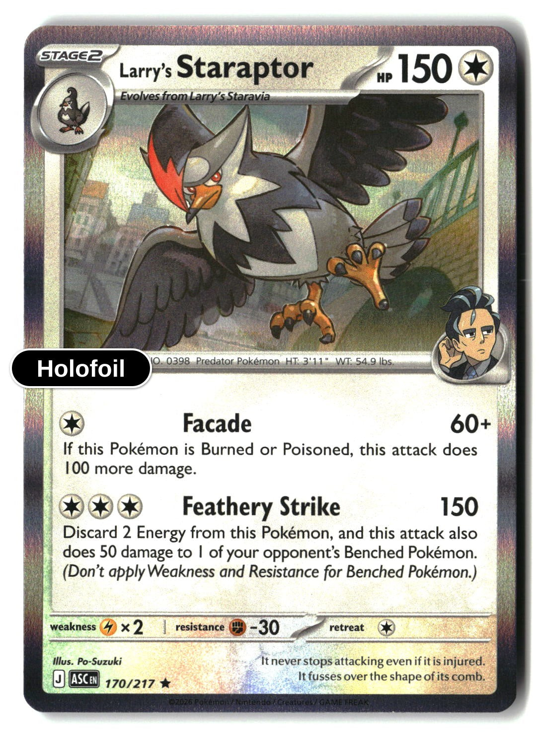 Larry's Staraptor - 170/217