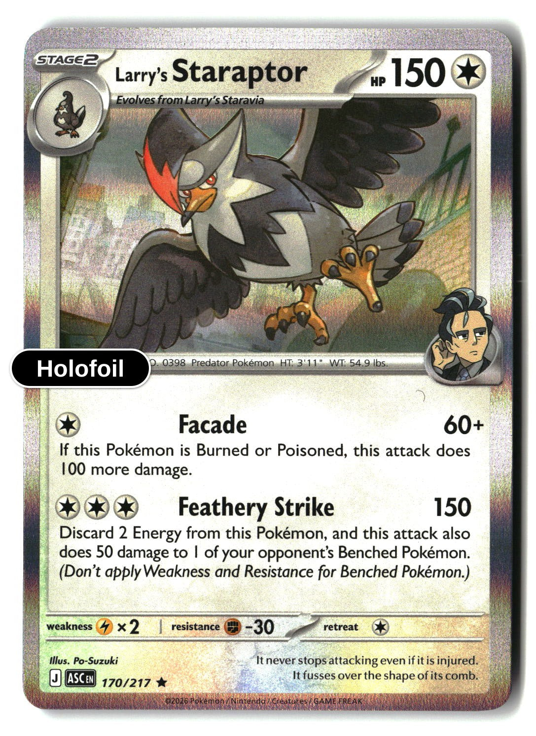 Larry's Staraptor - 170/217