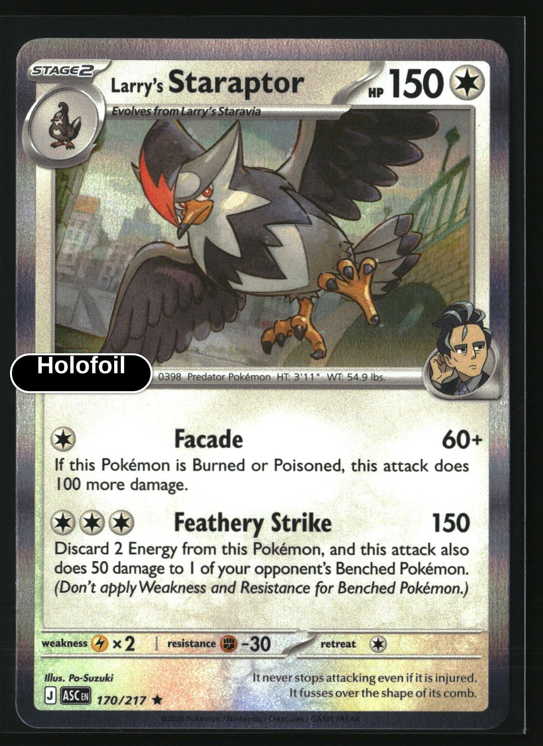 Larry's Staraptor - 170/217