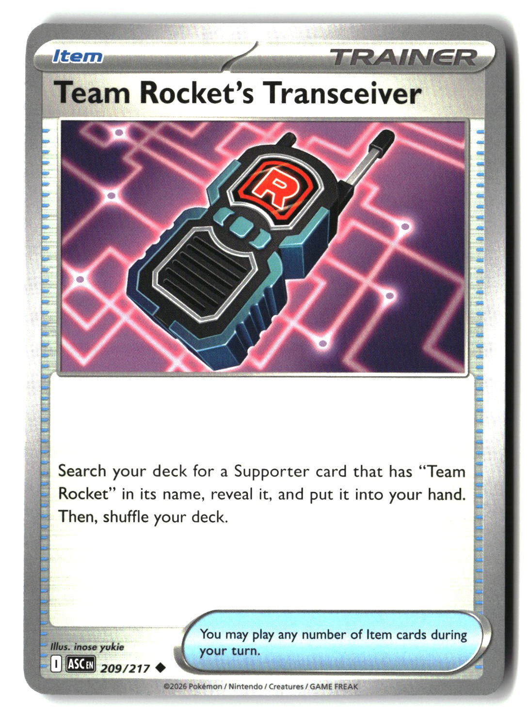 Team Rocket's Transceiver - 209/217