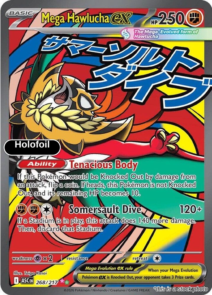 Mega Hawlucha ex - 268/217