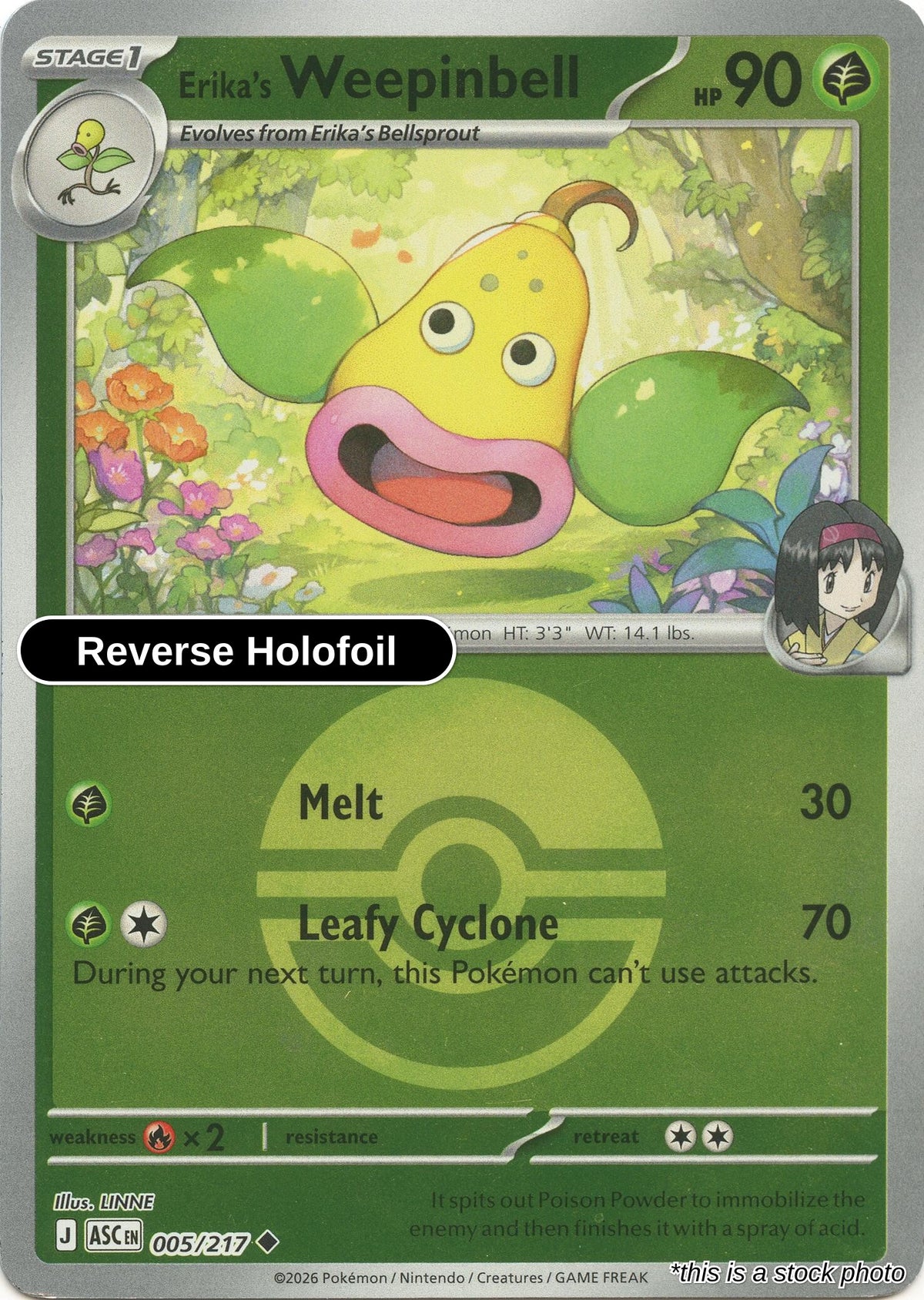 Erika's Weepinbell (Poke Ball)