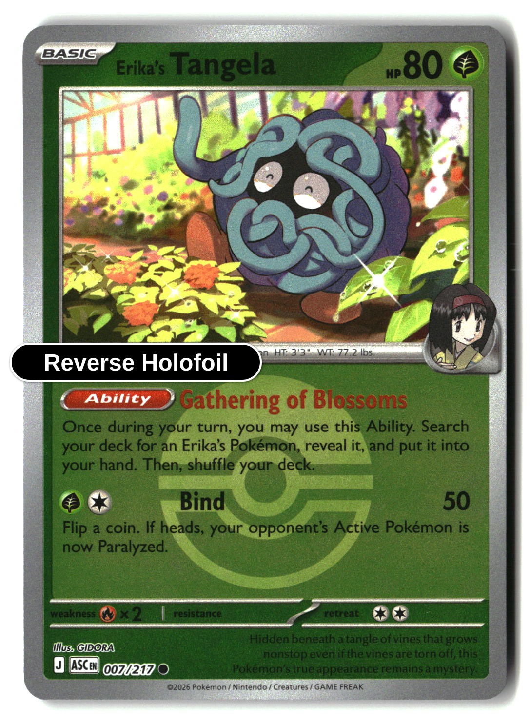 Erika's Tangela - 007/217 (Poke Ball)