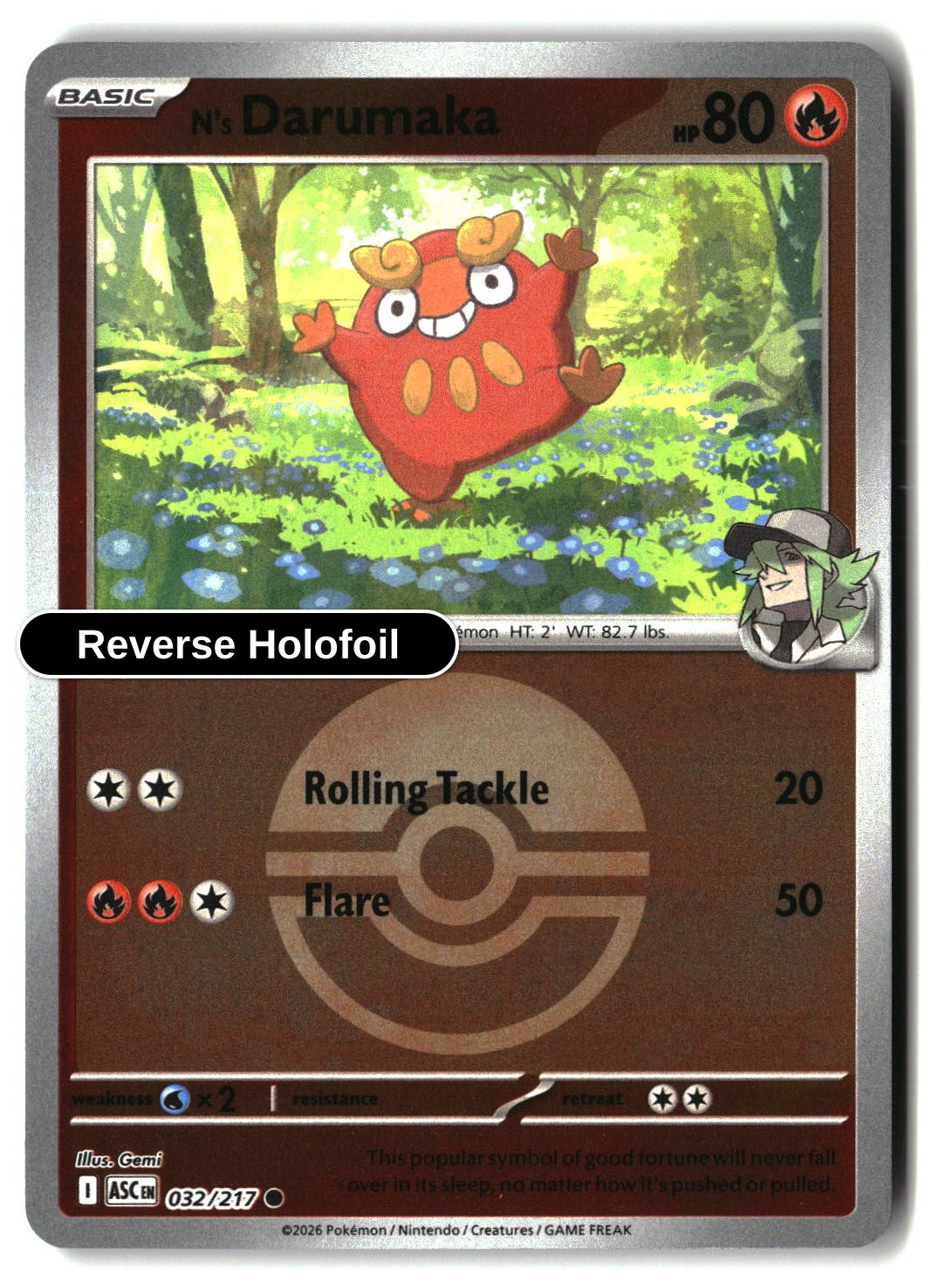 N's Darumaka (Poke Ball)