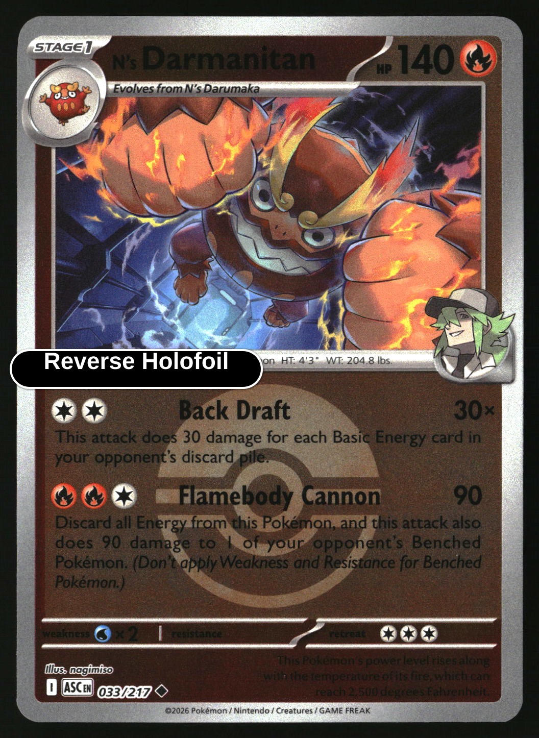 N's Darmanitan (Poke Ball)