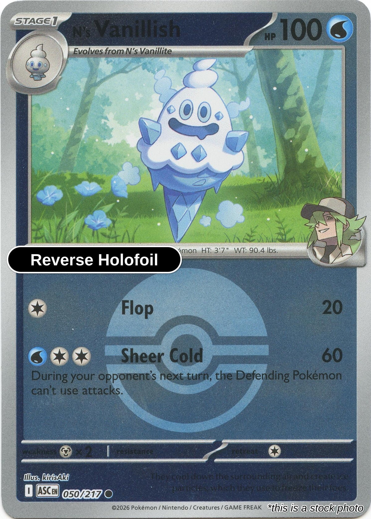 N's Vanillish (Poke Ball)