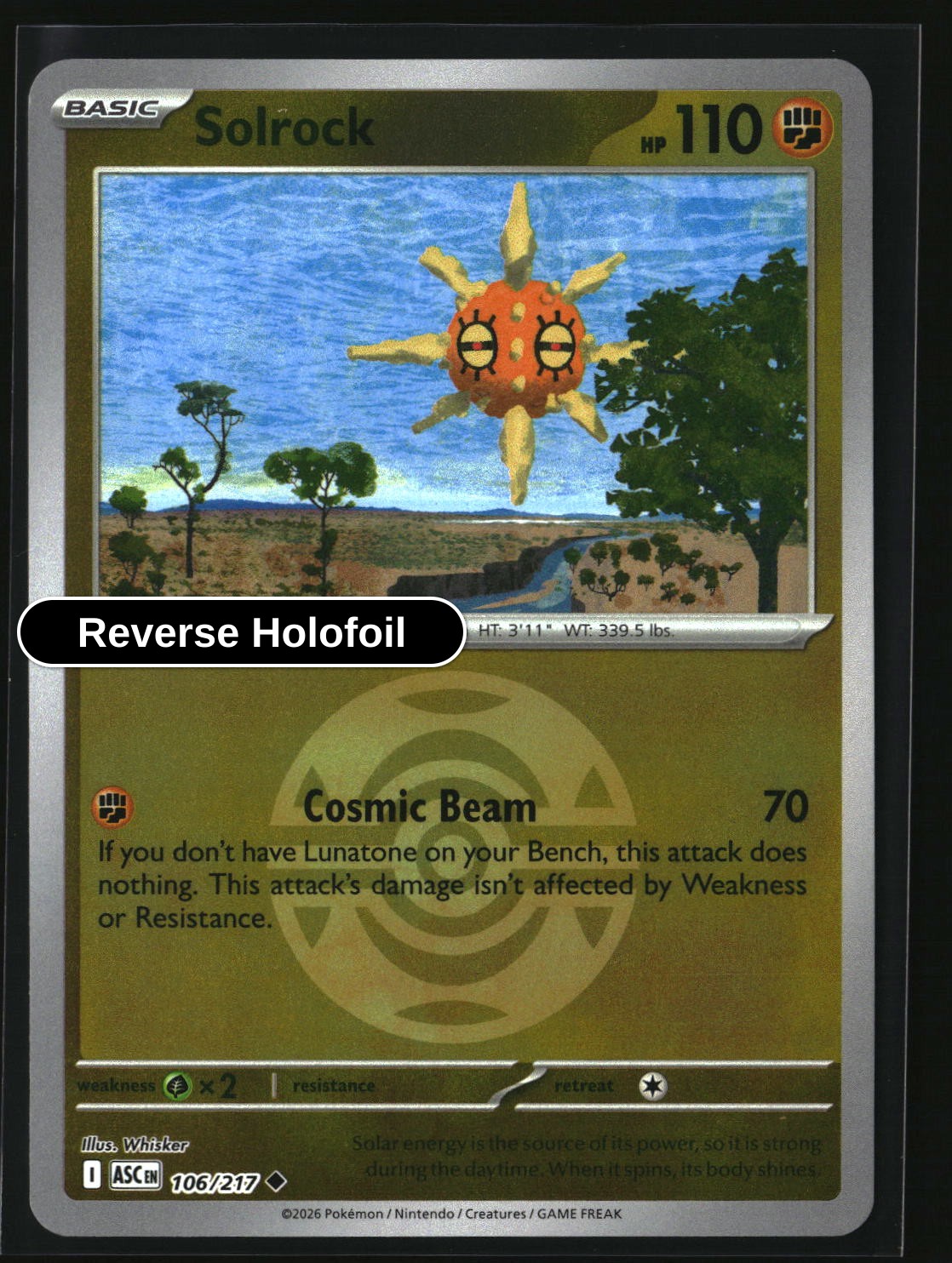 Solrock (Dusk Ball)