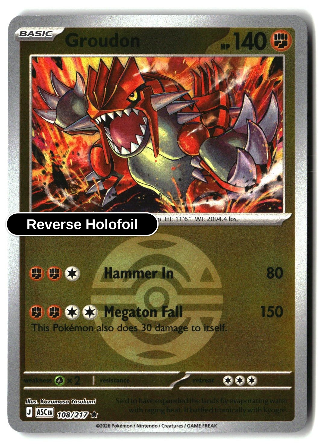 Groudon (Dusk Ball)
