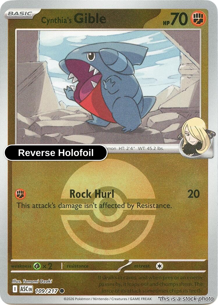 Cynthia's Gible (Poke Ball)