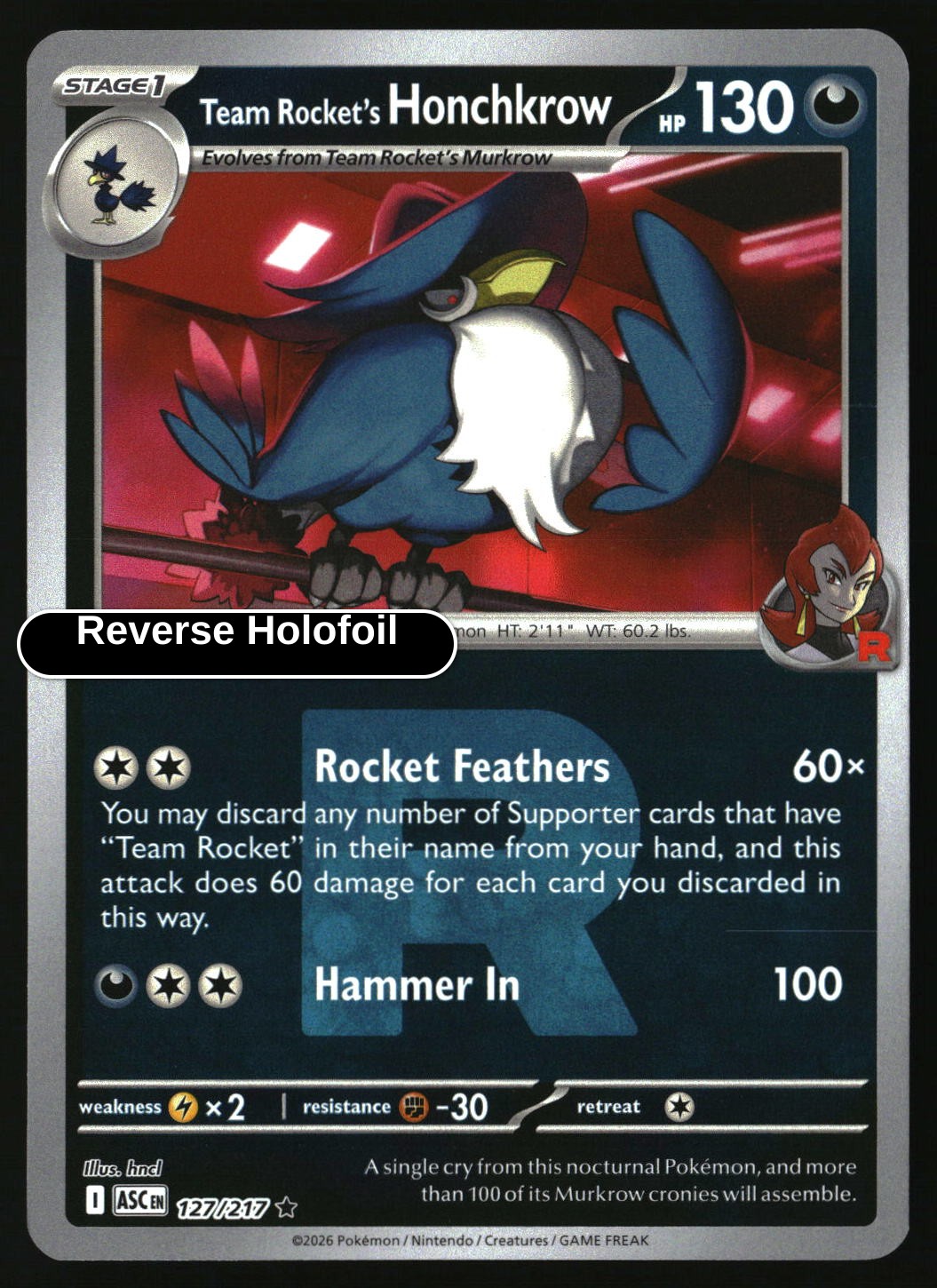Team Rocket's Honchkrow (Team Rocket)