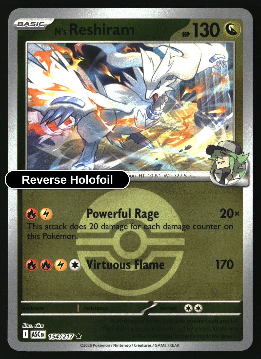 N's Reshiram (Poke Ball)