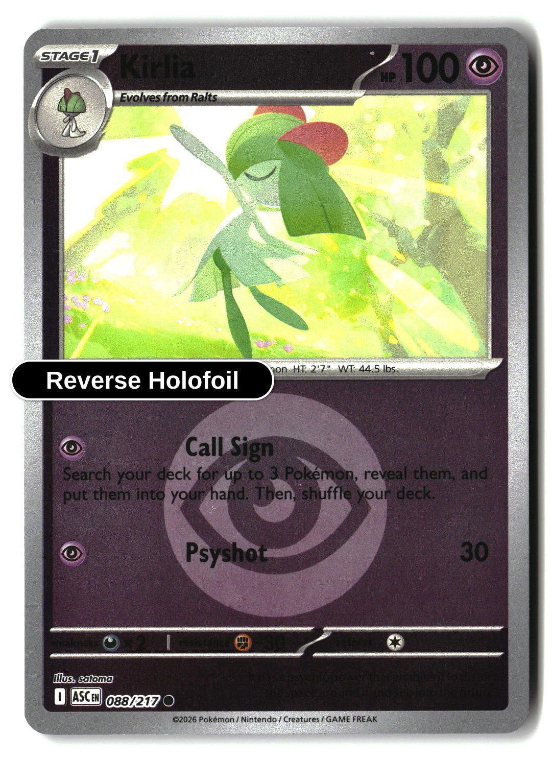 Kirlia (Energy Symbol Pattern)