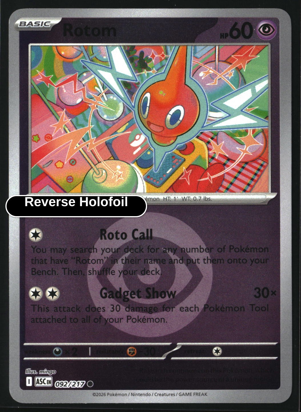 Rotom (Energy Symbol Pattern)
