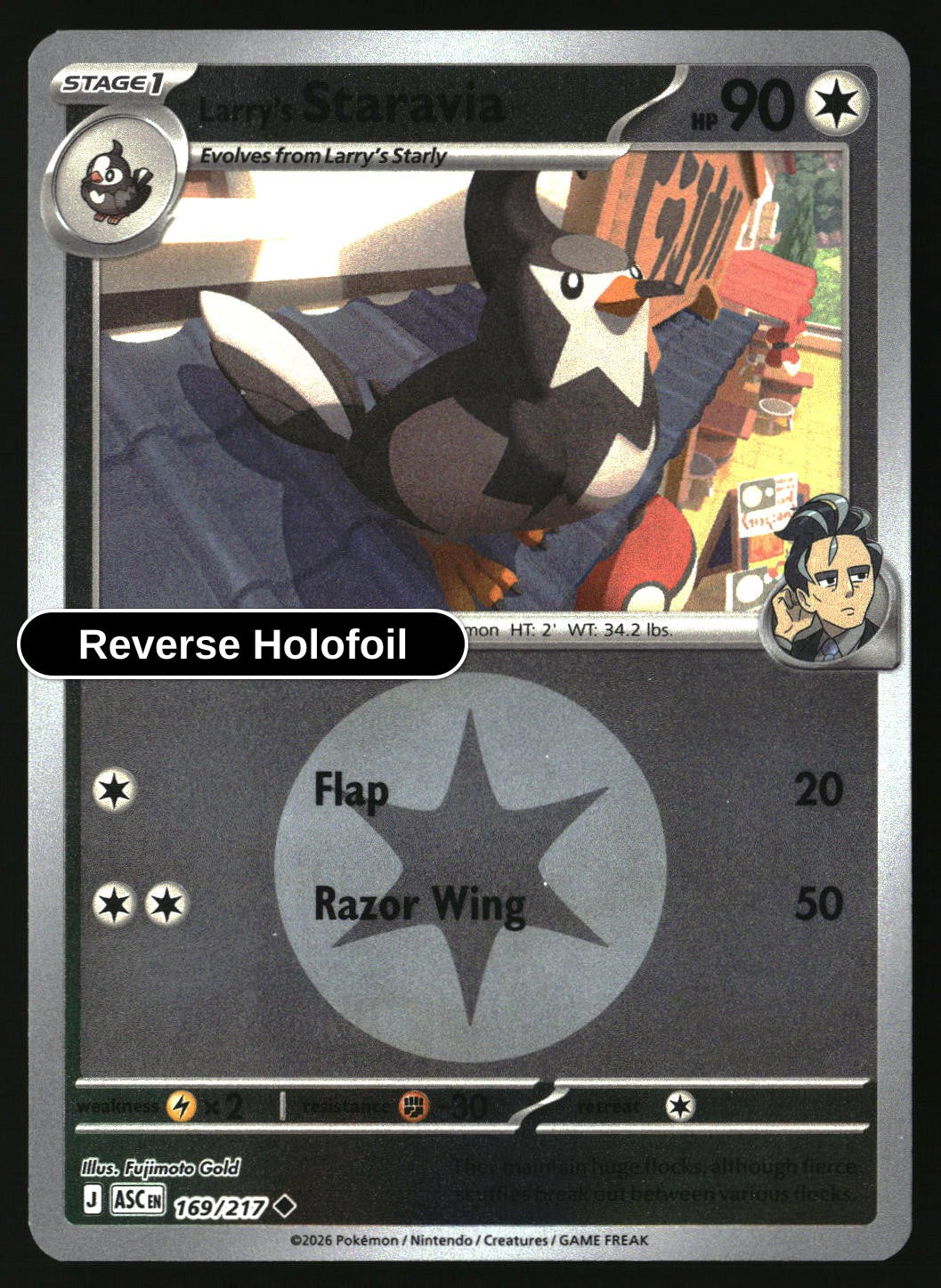 Larry's Staravia (Energy Symbol Pattern)