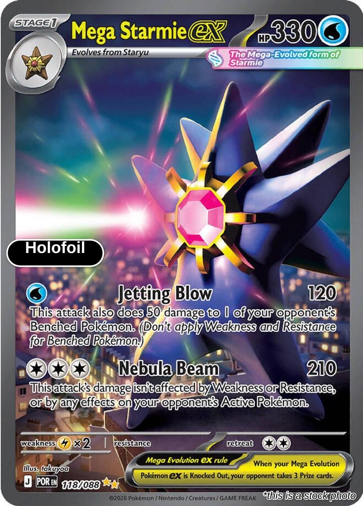 Mega Starmie ex - 118/088