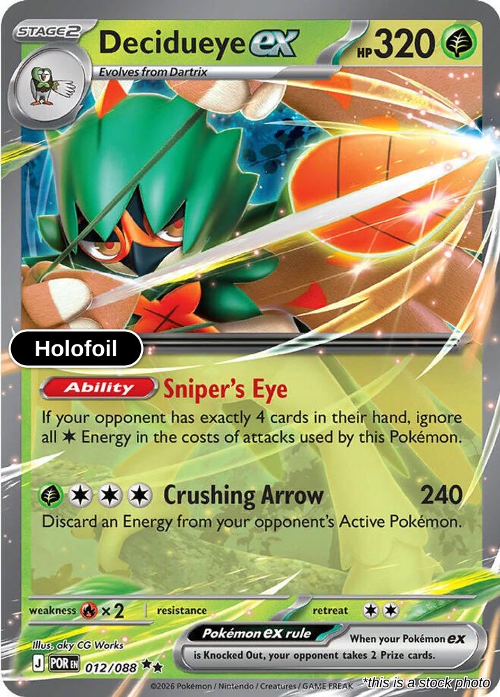 Decidueye ex - 012/088