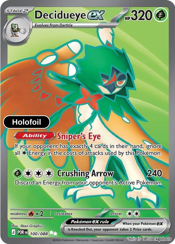 Decidueye ex - 100/088